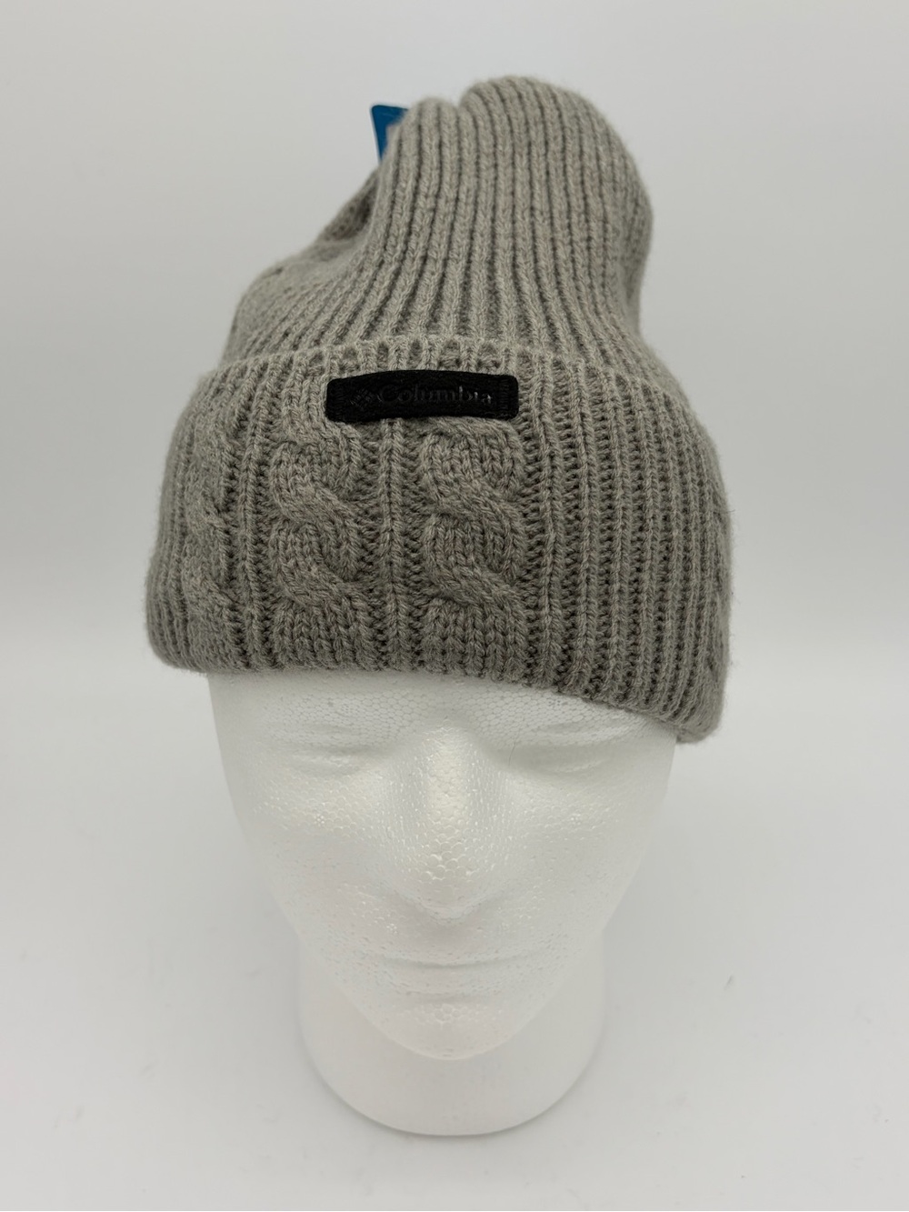 Columbia Men's Light Taupe Cable Knit Beanie
